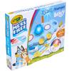 Crayola Color Wonder Mess Free Coloring Pages (50ct), Create Your Own Coloring Pages, Blank Color Wonder Refill, Toddler Toys & Gifts(Bluey Magic Light Up Stamper)