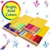 Crayola Colored Pencils Set (120ct), Coloring Book Pencils, Kids Classroom Art Supplies, Bulk Colored Pencils, Presharpened, Gifts for Kids, Ages 3, 4, 5(1 Count (Pack of 1))