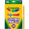 Crayola Colored Pencils Set (120ct), Coloring Book Pencils, Kids Classroom Art Supplies, Bulk Colored Pencils, Presharpened, Gifts for Kids, Ages 3, 4, 5(36 Count (Pack of 1))