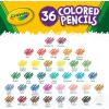 Crayola Colored Pencils Set (120ct), Coloring Book Pencils, Kids Classroom Art Supplies, Bulk Colored Pencils, Presharpened, Gifts for Kids, Ages 3, 4, 5(36 Count (Pack of 1))