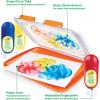 Crayola Mess Free Finger Painting Station – Washable Finger Paint for Toddlers, Christmas Gifts for Grandkids, Arts & Crafts Set, Sensory Activity, Travel Toy, Ages 1+(Fingerpaint)