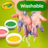 Crayola Mess Free Finger Painting Station – Washable Finger Paint for Toddlers, Christmas Gifts for Grandkids, Arts & Crafts Set, Sensory Activity, Travel Toy, Ages 1+(Spill Proof Paint)
