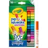 Crayola Pip Squeaks Skinnies Washable Marker Set (16ct), Mini Markers for Toddlers, Thin Coloring Markers for Kids, Toddler Arts & Craft Supplies(16 Count (Pack of 1))
