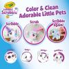Crayola Scribble Scrubbies Glam Pack (4 Pets), Holiday for Kids, Washable Pet Care Toy, Coloring Animal Craft, Stocking Stuffer Toys for Girls & Boys, 3+(Spray Boutique)