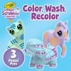 Crayola Scribble Scrubbies Glam Pack (4 Pets), Holiday for Kids, Washable Pet Care Toy, Coloring Animal Craft, Stocking Stuffer Toys for Girls & Boys, 3+(Pastel Pets)