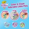 Crayola Scribble Scrubbies Glam Pack (4 Pets), Holiday for Kids, Washable Pet Care Toy, Coloring Animal Craft, Stocking Stuffer Toys for Girls & Boys, 3+(Pastel Pets)