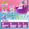 Crayola Scribble Scrubbies Glam Pack (4 Pets), Holiday for Kids, Washable Pet Care Toy, Coloring Animal Craft, Stocking Stuffer Toys for Girls & Boys, 3+(Glam Pack)