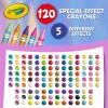 Crayola Special Effects Bulk Crayon Set (5 Pack), 24 Crayons for Kids, Coloring Supplies for Arts & Crafts, Glitter, Pastel, Bold & Bright, Neon, Metallic [Amazon Exclusive]