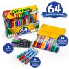 Crayola Washable Broad Line Marker Variety Set (64ct), Ultra-Clean, Window, & Gel FX Markers for Kids, Coloring Supplies for Arts & Crafts, Ages 3, 4, 5
