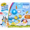 Crayola Color Wonder Mess Free Coloring Pages (50ct), Create Your Own Coloring Pages, Blank Color Wonder Refill, Toddler Toys & Gifts(Bluey Magic Light Up Stamper)