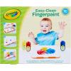 Crayola Mess Free Finger Painting Station – Washable Finger Paint for Toddlers, Christmas Gifts for Grandkids, Arts & Crafts Set, Sensory Activity, Travel Toy, Ages 1+(Fingerpaint)