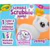 Crayola Scribble Scrubbie Jumbo Pet – Wilbur (6in), Customizable Dog Toy for Kids, Washable Animal Art Kit, Animal Gifts for Girls & Boys(Cat)