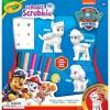 Crayola Scribble Scrubbie PAW Patrol Figurine Playset, Customizable PAW Patrol Toys & Gifts for Toddlers, Reusable Coloring Activity, Ages 3+(Paw Patrol Playset)