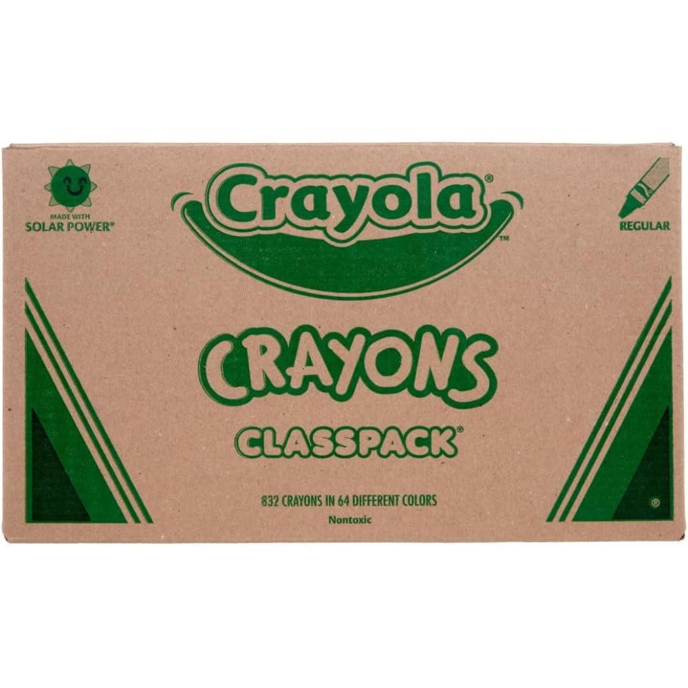 imageCrayola Crayon Classpack 800ct Bulk Crayons for Kids Bulk School Supplies Large Crayon Box Preschool Teacher Classroom Essentials Ages 5 6 7832 Count Pack of 1