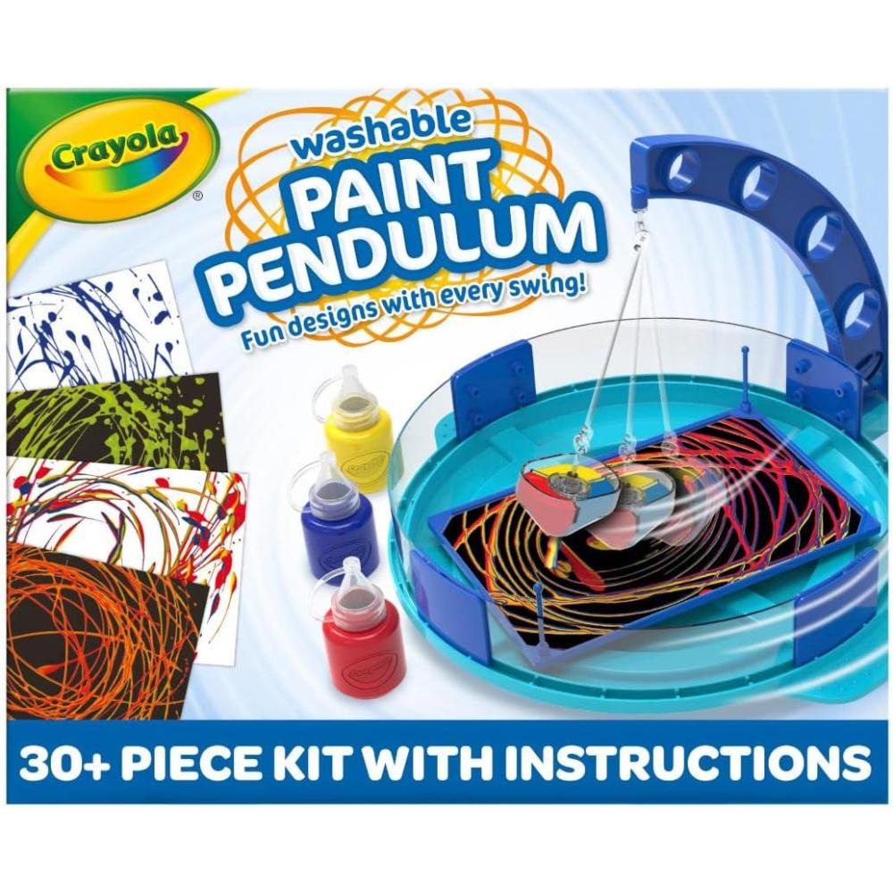 imageCrayola Washable Kids Paint Set 12ct Classic and Glitter Paint for Kids Arts ampamp Crafts Supplies for Classrooms Toddler Painting Kit Gifts Ages 3 4 5 Amazon ExclusivePaint Pendulum