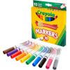 Crayola Broad Line Markers (12pk), Assorted Bulk Markers for Kids, Arts & Crafts Supplies for Coloring Books, Construction Paper, Ages 3+(10 Count (Pack of 12))