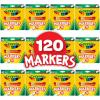 Crayola Broad Line Markers (12pk), Assorted Bulk Markers for Kids, Arts & Crafts Supplies for Coloring Books, Construction Paper, Ages 3+(10 Count (Pack of 12))