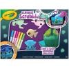 Crayola Scribble Scrubbie Peculiar Pets, Washable Pet Grooming Toy Set for Kids, DIY Toddler Arts & Crafts, Gifts for Girls & Boys, Ages 3+(Glow Lagoon)