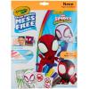 Crayola Spiderman Color Wonder Coloring Set, 18 Spiderman Mess Free Coloring Pages for Toddlers, Spiderman Toys, Gifts for Kids(Neon Box Set)