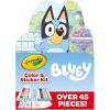 Crayola Color Wonder Bluey Activity Kit, Mess Free Coloring for Toddlers, Holiday & Christmas Gifts for Kids, Art Set for Kids, Plane Essential, Bluey Toys, 3+(Art Kit  Bluey)