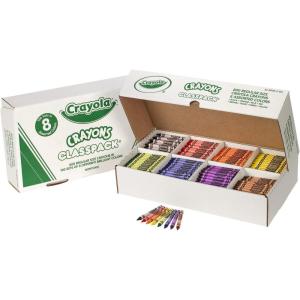 Crayola Crayon Classpack (800ct), Bulk Crayons for Kids, Bulk School Supplies, Large Crayon Box, Preschool Teacher Classroom Essentials, Ages 5, 6, 7(1 Count (Pack of 800))