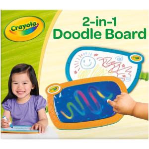 Crayola Toddler Touch Lights, Musical Sensory Toys for Toddlers, Holiday, Light Up Drawing Pad, Mess Free Painting, Travel Activity, 2+(Doodle Board)