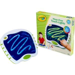 Crayola Toddler Touch Lights, Musical Sensory Toys for Toddlers, Holiday, Light Up Drawing Pad, Mess Free Painting, Travel Activity, 2+(Touch Lights)