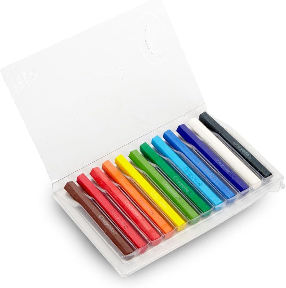 imageCrayola Color Sticks 12 Count Woodless Colored Pencils Set for Kids Classroom Art Supplies Fine Lines ampamp Broad Strokes NonToxic