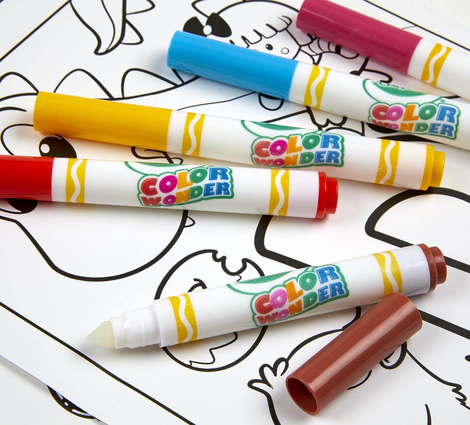 imageCrayola Color Wonder Prehistoric Pals Dinosaur Coloring Pages Mess Free Coloring for Toddlers Dinosaur Toys Toddler Travel Activity ampamp GiftsAlpha Pets