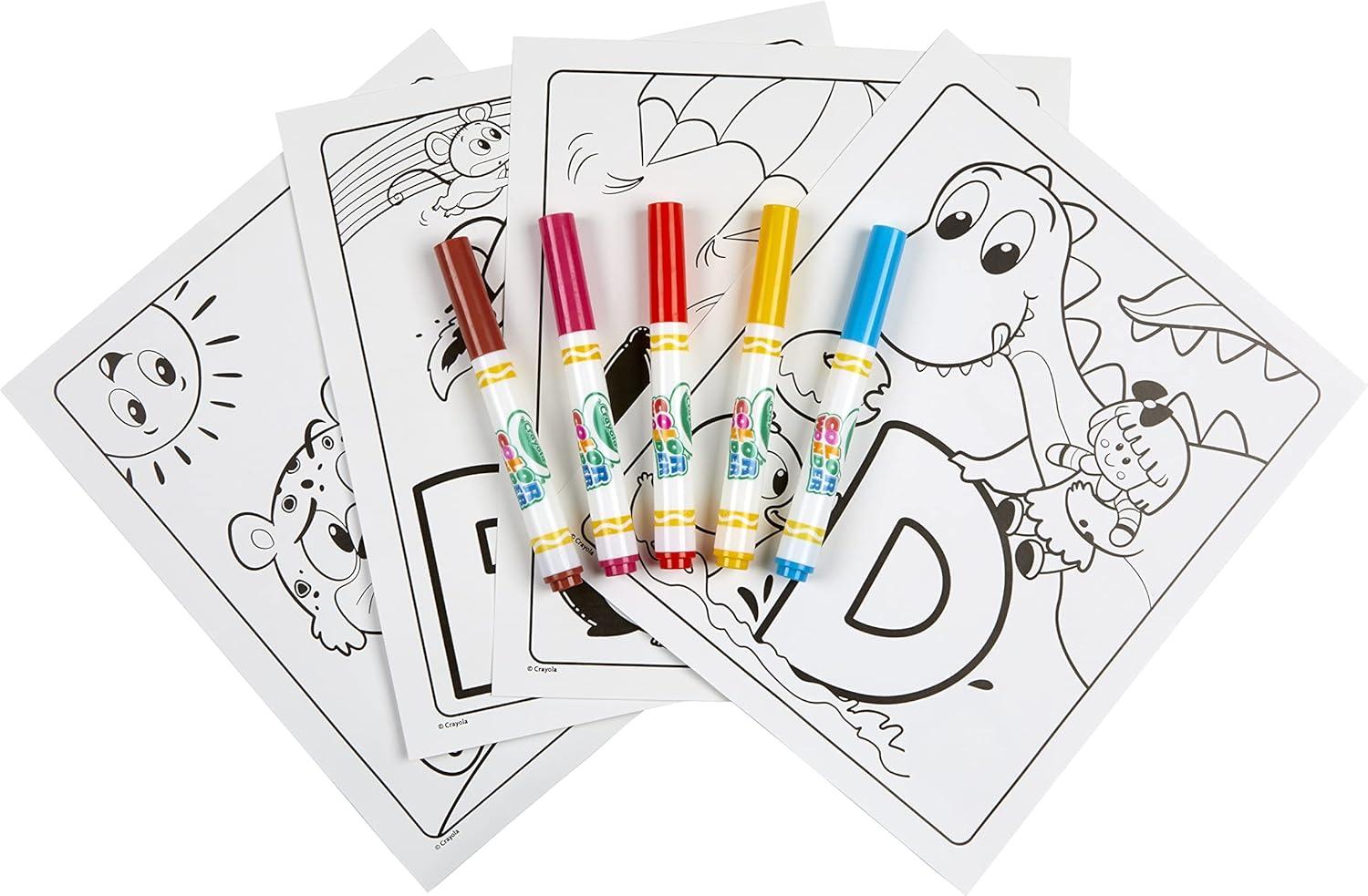 imageCrayola Color Wonder Prehistoric Pals Dinosaur Coloring Pages Mess Free Coloring for Toddlers Dinosaur Toys Toddler Travel Activity ampamp GiftsAlpha Pets