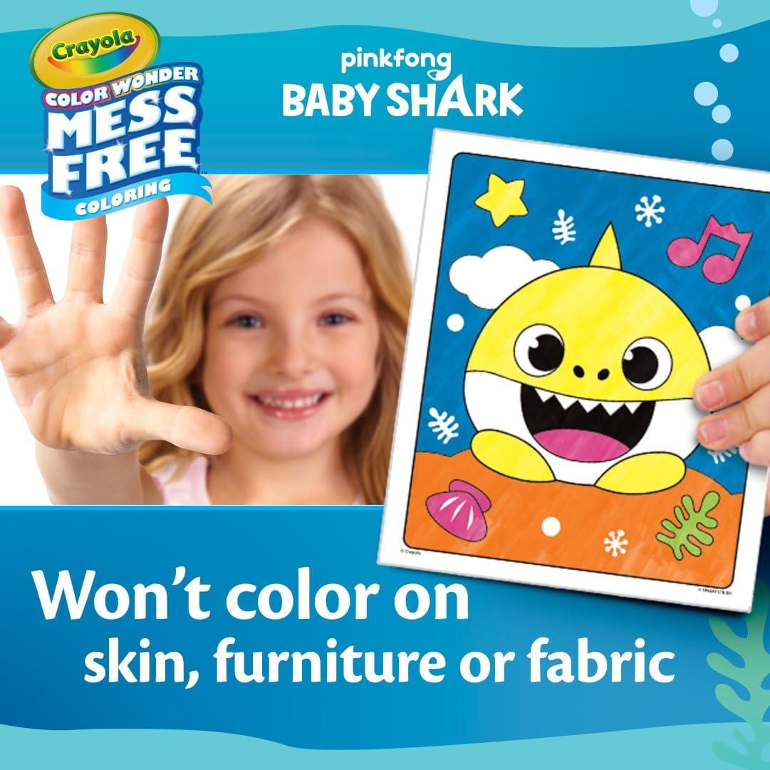 imageCrayola Color Wonder Prehistoric Pals Dinosaur Coloring Pages Mess Free Coloring for Toddlers Dinosaur Toys Toddler Travel Activity ampamp GiftsBaby Shark