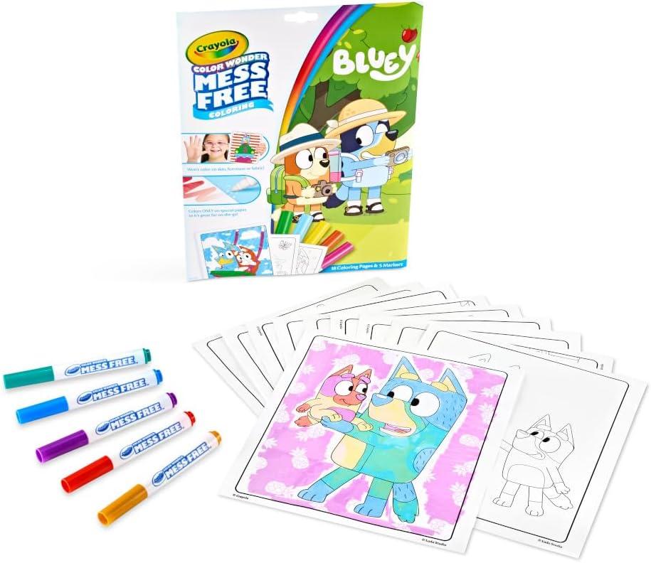imageCrayola Color Wonder Prehistoric Pals Dinosaur Coloring Pages Mess Free Coloring for Toddlers Dinosaur Toys Toddler Travel Activity ampamp GiftsBluey Coloring Book
