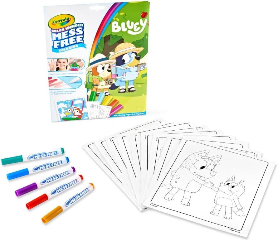 imageCrayola Color Wonder Prehistoric Pals Dinosaur Coloring Pages Mess Free Coloring for Toddlers Dinosaur Toys Toddler Travel Activity ampamp GiftsBluey Coloring Book