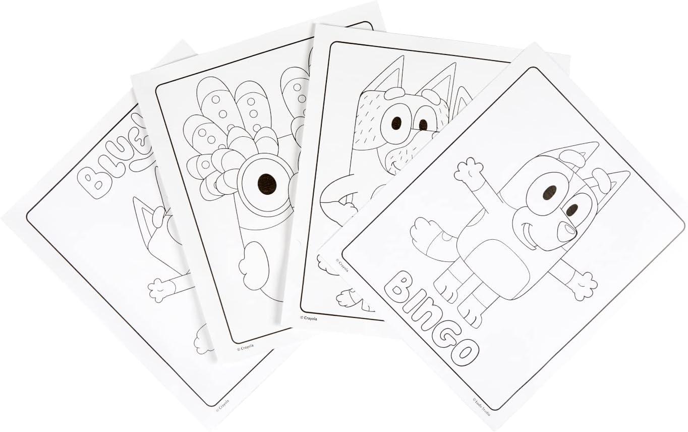 imageCrayola Color Wonder Prehistoric Pals Dinosaur Coloring Pages Mess Free Coloring for Toddlers Dinosaur Toys Toddler Travel Activity ampamp GiftsBluey Coloring Book
