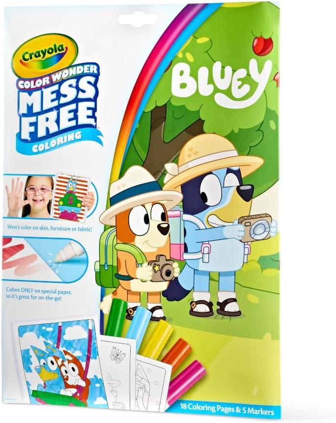 imageCrayola Color Wonder Prehistoric Pals Dinosaur Coloring Pages Mess Free Coloring for Toddlers Dinosaur Toys Toddler Travel Activity ampamp GiftsBluey Coloring Book