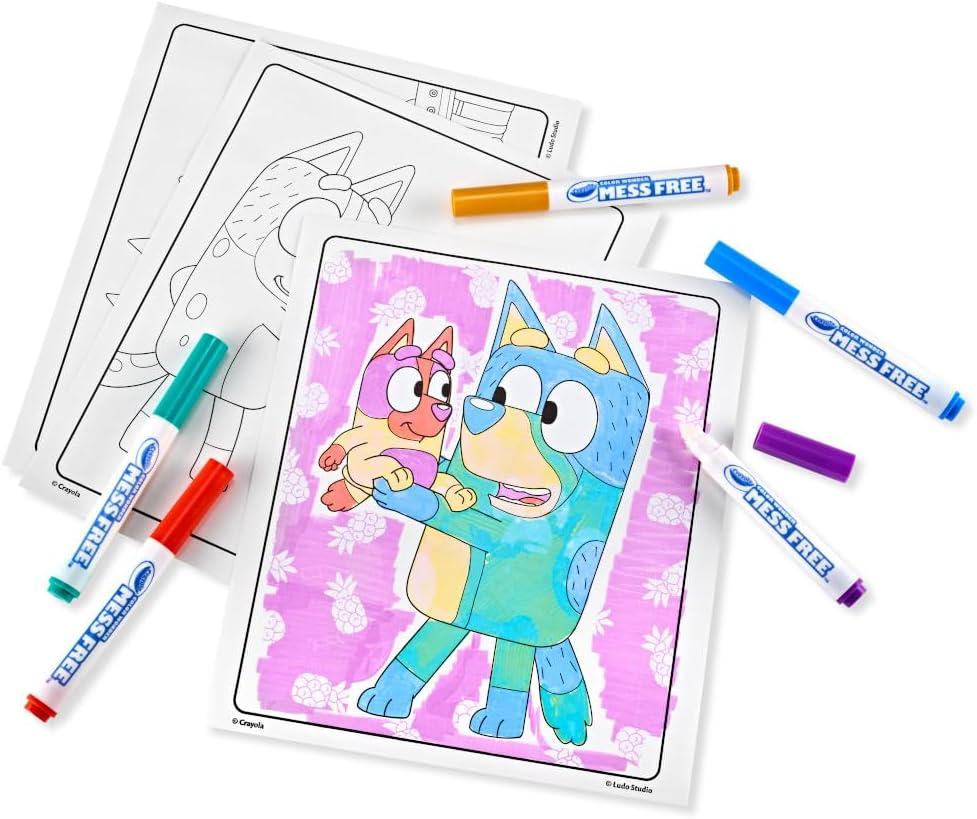 imageCrayola Color Wonder Prehistoric Pals Dinosaur Coloring Pages Mess Free Coloring for Toddlers Dinosaur Toys Toddler Travel Activity ampamp GiftsBluey Coloring Book