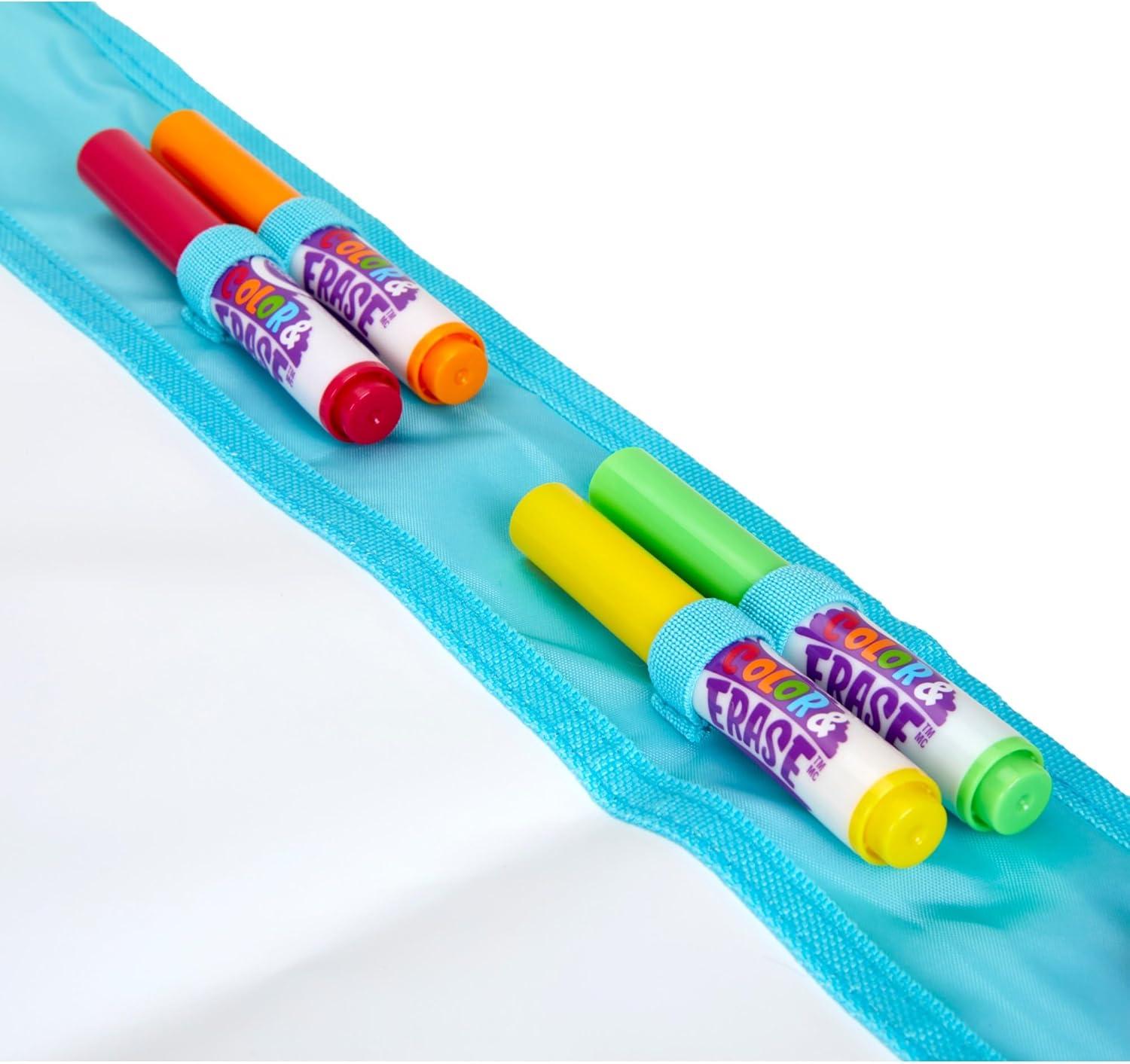 imageCrayola Color ampamp Erase Drawing Board for Kids Travel Coloring Kit Drawing Toy Toddler Coloring Set Gift for Kids 3Activity Mat