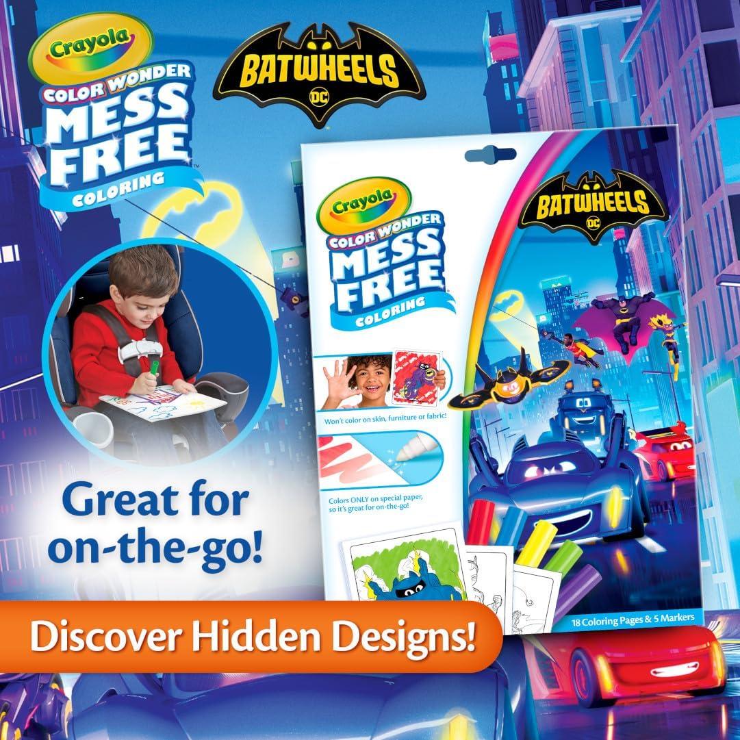 imageCrayola Disney Color Wonder Bundle 3 Pack Stocking Stuffers for Kids Toddler Mess Free Activity Pads ampamp Markers Disney Coloring Toys Holiday ampamp Christmas Gifts 3Bat Wheels