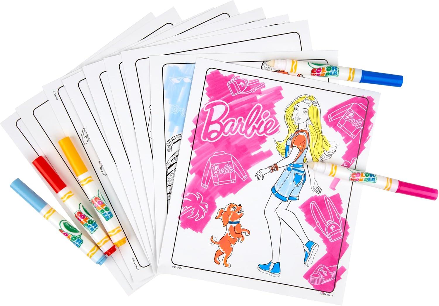 imageCrayola Disney Color Wonder Bundle 3 Pack Stocking Stuffers for Kids Toddler Mess Free Activity Pads ampamp Markers Disney Coloring Toys Holiday ampamp Christmas Gifts 3Barbie