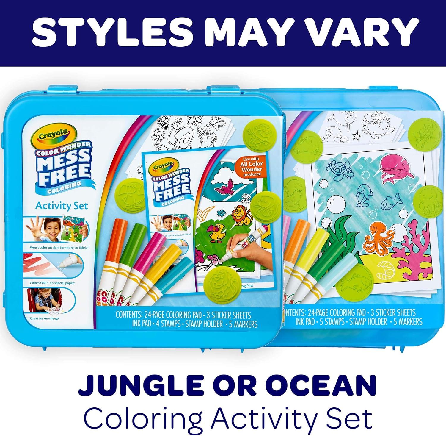 imageCrayola Disney Color Wonder Bundle 3 Pack Stocking Stuffers for Kids Toddler Mess Free Activity Pads ampamp Markers Disney Coloring Toys Holiday ampamp Christmas Gifts 3Activity Set