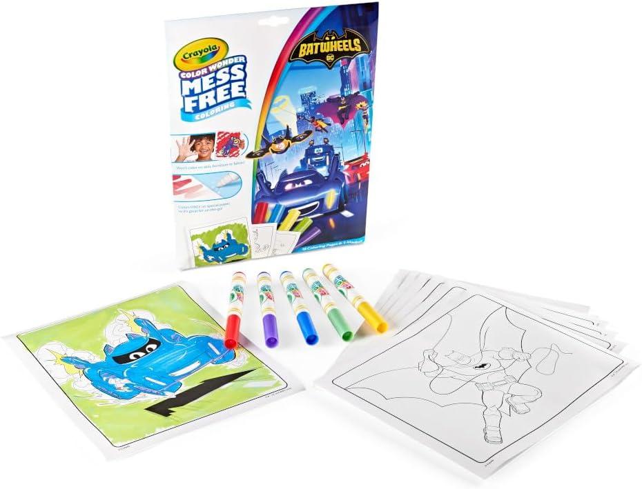 imageCrayola Disney Color Wonder Bundle 3 Pack Stocking Stuffers for Kids Toddler Mess Free Activity Pads ampamp Markers Disney Coloring Toys Holiday ampamp Christmas Gifts 3Bat Wheels
