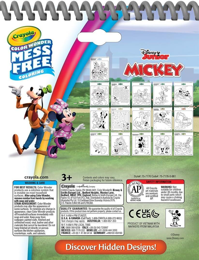 imageCrayola Disney Color Wonder Bundle 3 Pack Stocking Stuffers for Kids Toddler Mess Free Activity Pads ampamp Markers Disney Coloring Toys Holiday ampamp Christmas Gifts 3Disney