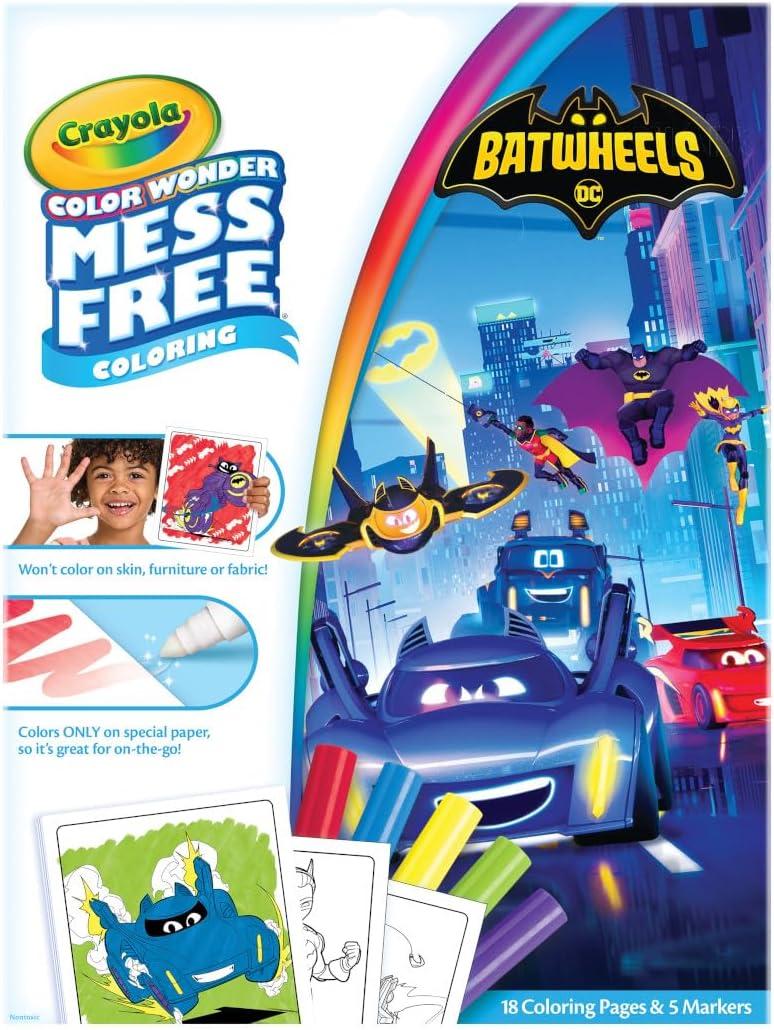 imageCrayola Disney Color Wonder Bundle 3 Pack Stocking Stuffers for Kids Toddler Mess Free Activity Pads ampamp Markers Disney Coloring Toys Holiday ampamp Christmas Gifts 3Bat Wheels