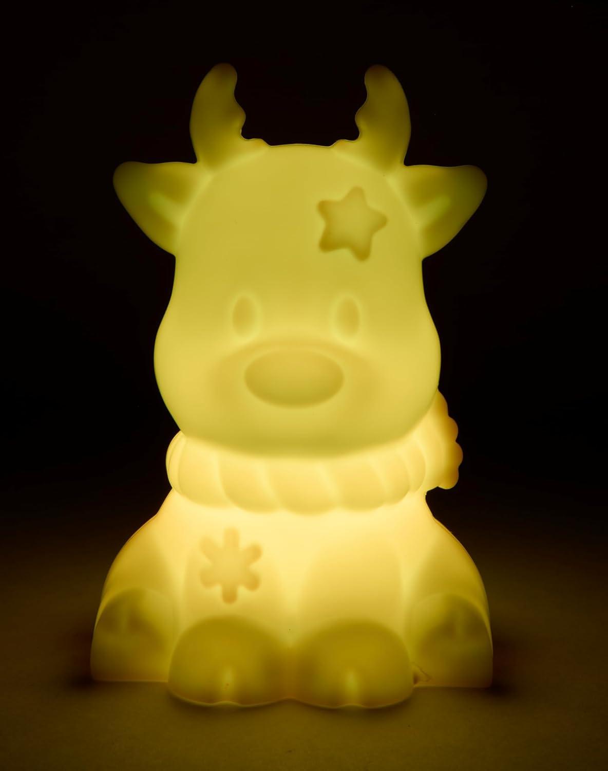 imageCrayola Light Ups Reindeer Recolorable Light Up Toy for Kids Reindeer Decor Glow in the Dark Holiday Gift for Kids Ages 4Reindeer