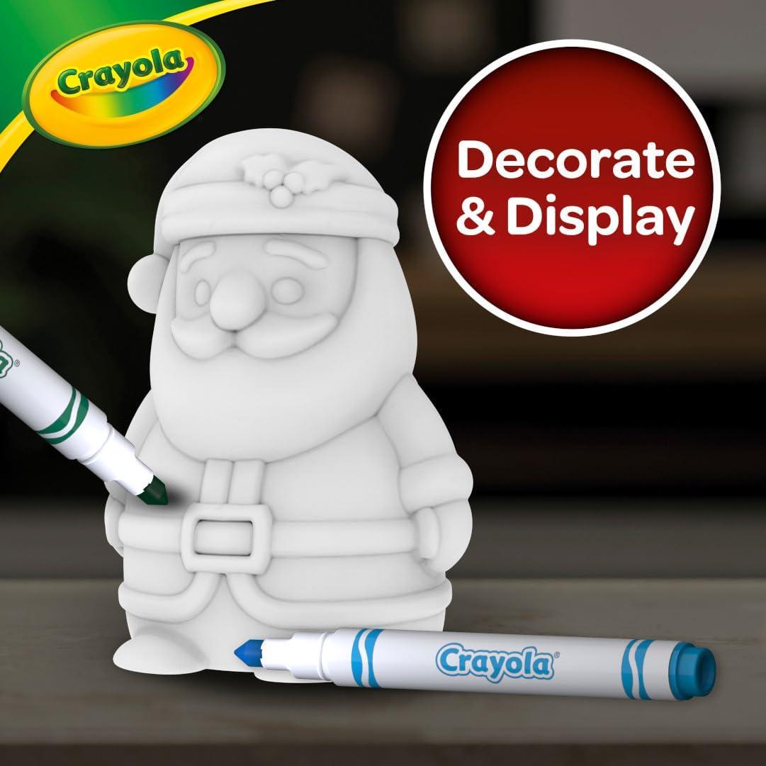 imageCrayola Light Ups Reindeer Recolorable Light Up Toy for Kids Reindeer Decor Glow in the Dark Holiday Gift for Kids Ages 4Santa