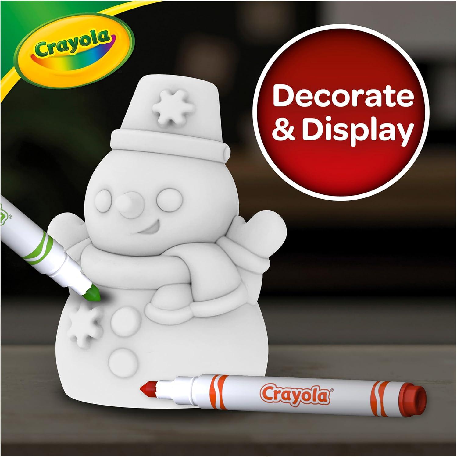 imageCrayola Light Ups Reindeer Recolorable Light Up Toy for Kids Reindeer Decor Glow in the Dark Holiday Gift for Kids Ages 4Snowman