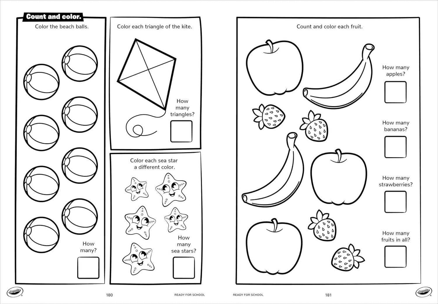 imageCrayola Ready for School Workbook Look ampamp Listen