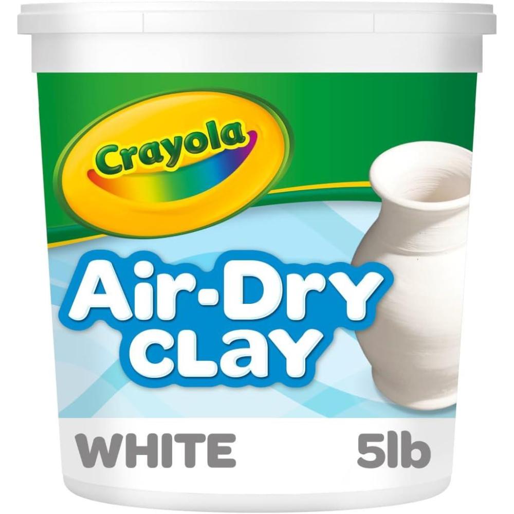imageCrayola Air Dry Clay 5lbs Teacher Supplies Natural White Modeling Clay for Kids Sculpting Material Bulk Craft Supplies for Art Classrooms4
