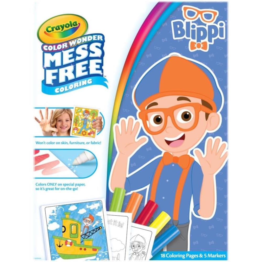 imageCrayola Color Wonder Prehistoric Pals Dinosaur Coloring Pages Mess Free Coloring for Toddlers Dinosaur Toys Toddler Travel Activity ampamp GiftsBlippi