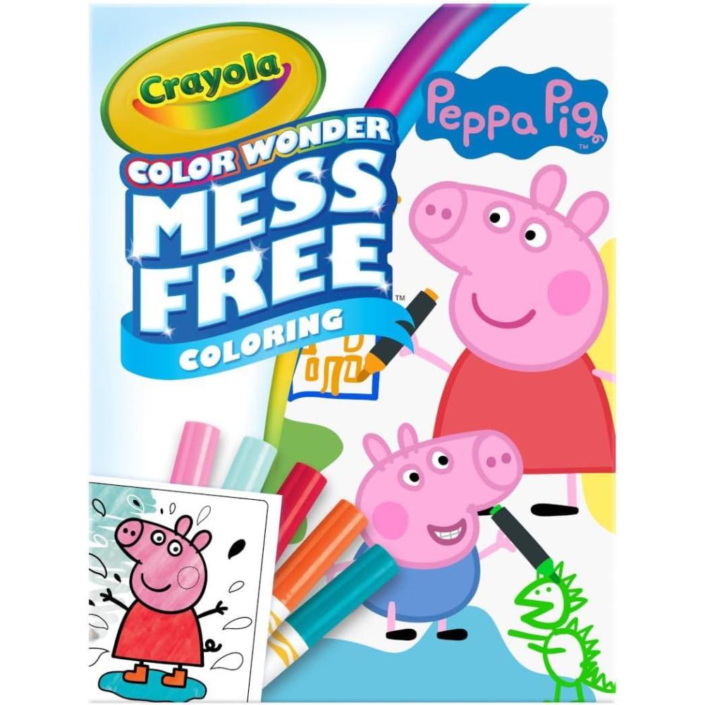 imageCrayola Color Wonder Prehistoric Pals Dinosaur Coloring Pages Mess Free Coloring for Toddlers Dinosaur Toys Toddler Travel Activity ampamp GiftsPeppa Pig